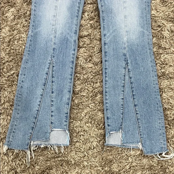 MOTHER The Insider Crop Step Fray Jeans – Size 25 - Picture 4 of 13